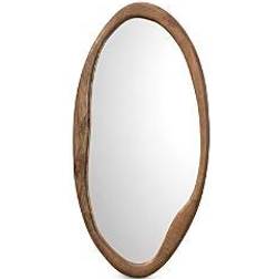 Jamie Young Company Organic Oval Brown Wall Mirror