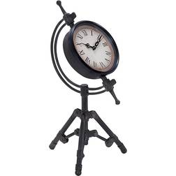 Ridge Road Décor Tripod Table Clock 7"