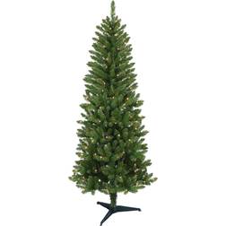 Puleo International Pre-Lit 5ft. Carson Pine Green 60 Inch Christmas Tree