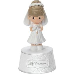 Precious Moments "holy Communion" Girl Musical Figurine Multi Multi