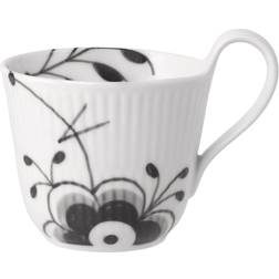 Royal Copenhagen Black Mega Fluted Krus 25cl