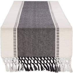 DII Dobby Stripe Tablecloth Blue, Green, Gray, Brown, Gold, Black, Orange, Red (274.3x33cm)