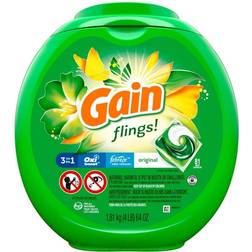 Gain Original Flings Laundry Detergent 81pcs