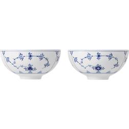 Royal Copenhagen Musselmalet Riflet Serveringsskål 2stk 0.3L