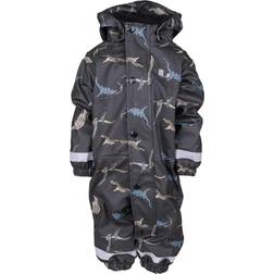 Lindberg Vattnadal Rain Baby Overall Fleece - Anthracite