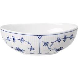Royal Copenhagen Musselmalet Rifled Oval Serveringsskål 0.37L
