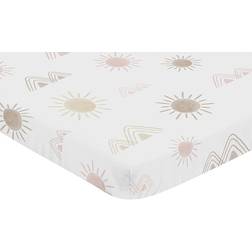 Sweet Jojo Designs Desert Sun Mini Fitted Multicolor Crib Sheet 24x38"