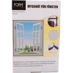 Form Living Insektsnät fönster 150x180 insektsskydd vit myggnät