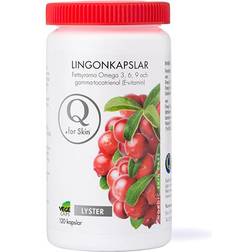 Q for Skin Lingonkapslar 120 stk