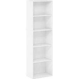 Furinno Luder 5-Tier Estantería de libros 132.1cm