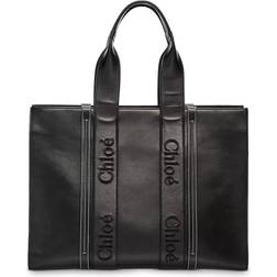 Chloé Woody Large Leather Tote Bag