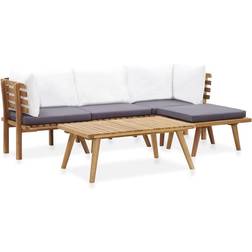 vidaXL 46678 Lounge-Set, 1 Tisch einschl. 3 Sofas