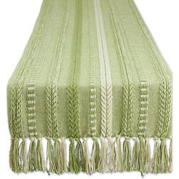 DII Braided Stripe Tablecloth Blue, Green, Grey, Beige, Brown, Gold, Black, Red (274.3x38.1cm)