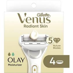 Gillette Venus Radiant Skin Razor + 4 Cartridges