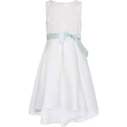 Monsoon Kid's Anika High Low Bridesmaid Dress - Ivory