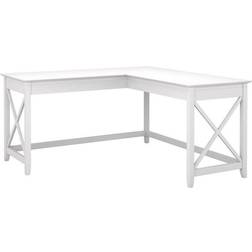 Bush Furniture 60W Key West L Shaped Writing Desk 60x60"