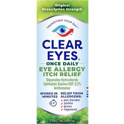 Clear Eyes Once A Day Allergy Itch Relief 0.1fl oz Eye Drops