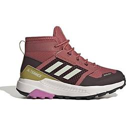 Adidas Kid's Terrex Trailmaker Mid RAIN.RDY - Wonder Red/Linen Green/Pulse Lilac