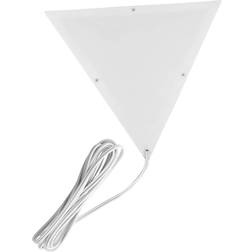 Home Concept Original Beacon Triangle Corner Ceiling Flush Light 16" 2