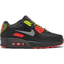 Nike Air Max 90 GS - Black/Dark Smoke Grey/Asparagus/Metallic Silver