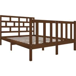 vidaXL Bed Frame Solid Pine 69.5cm Sängram 120x190cm