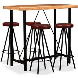 vidaXL 275130 Conjunto de Bar Exterior, 1 Mesa incl. 4 Sillas