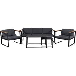 Venture Design Dakar Lounge-Set, 2 Tisch einschl. 2 Stühle & 1 Sofas