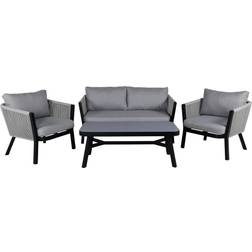 Venture Design Virya Loungesæt, 1 borde inkl. 2 stole & 1 sofaer