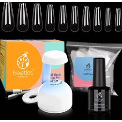 Beetles Nail Tips & Glue Gel Kit 3-pack