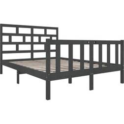 vidaXL Bed Frame Solid Pine 69.5cm Bettrahmen