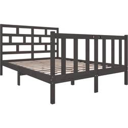 vidaXL Bed Frame Solid Pine 69.5cm Bettrahmen