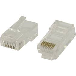 Deltaco Deltaco RJ45 UTP Cat5e Mono Adapter 20 Pack