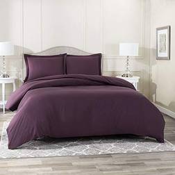 Washed Duvet Cover White, Black, Orange, Pink, Blue, Purple, Green, Grey, Beige (228.6x228.6cm)