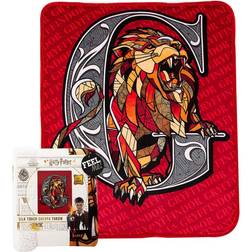 Harry Potter Roar For Gryffindor 40 x 50 Inch Silk Touch Sherpa Throw Blanket