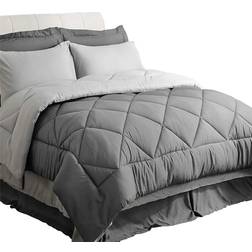 Bedsure Reversible Bed Linen Grey