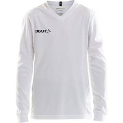 Craft Squad Jersey Solid LS JR - White