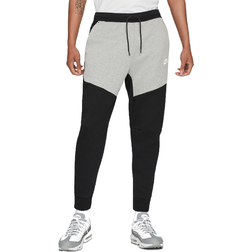 Nike Men's Sportswear Tech Fleece Joggers - Black/Dark Grey Heather/White