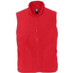 Sol's Norway Unisex Anti-Pill Fleece Bodywarmer - Red