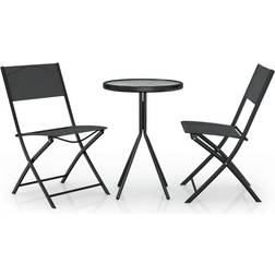 Be Basic 318765 Ensemble de Bistrot, 1 Table incluse 2 Chaises