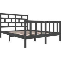 vidaXL Bed Frame Solid Pine 69.5cm Sängram 140x200cm