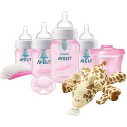 Philips Avent Baby Bottle with AirFree Vent Newborn Gift Set with Snuggle