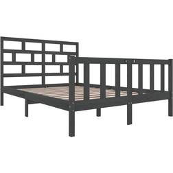 vidaXL Bed Frame Solid Pine 69.5cm Bettrahmen