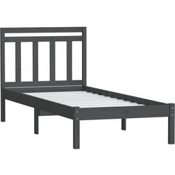 vidaXL Bed Frame Solid Pine 100cm Sängram 90x190cm