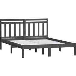 vidaXL Bed Frame Solid Pine 100cm 135x190cm