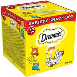 Dreamies Catisfactions Mixbox 24 x - Creamy Pollo & Salmone