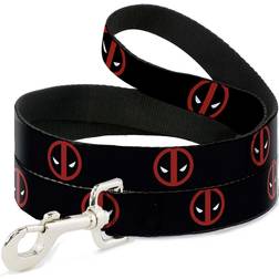 Deadpool Logo Dog Leash Accessory Black/Red/White