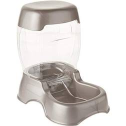 Petmate foderstation husdjur, 3 liter, pärlsilver.