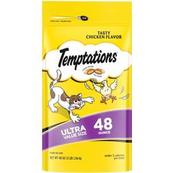 Temptations Classic Crunchy Soft Cat Treats Tasty Chicken Flavor 48oz