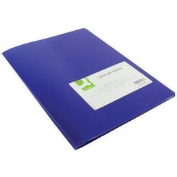 Q-CONNECT Polypropylene Display Book 10 Pocket Blue KF01247