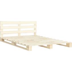 vidaXL Pallet 65cm Sängram 180x200cm